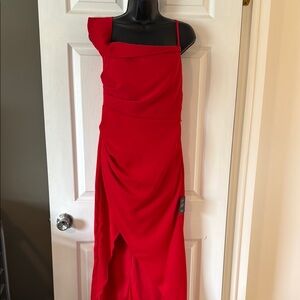Elegant Red Evening Dress